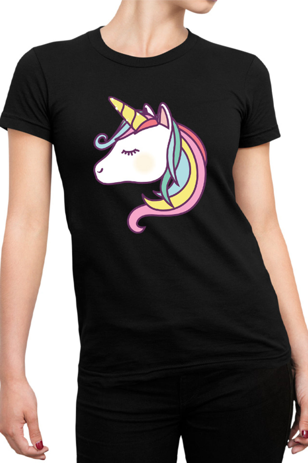 Tricou dama Unicorn Squad Horse Magic Fairytale