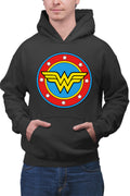 Hanorac barbati Wonder Woman Logo Symbol Stars Flag Round Marvel DC
