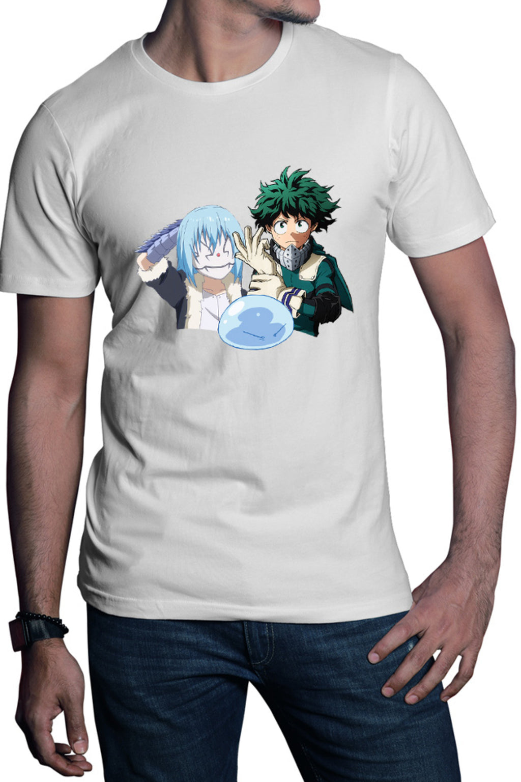 Tricou barbati TenSura Hero Academia Eren Attack on Titan Rinmuru
