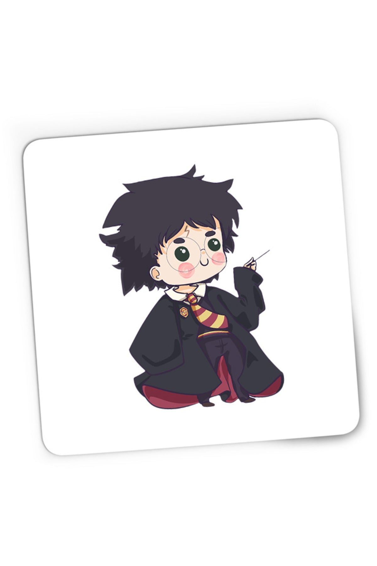 Mousepad Gaming Harry Potter Magic Chibi Small Cute Wizard Academy, 21x19 cm