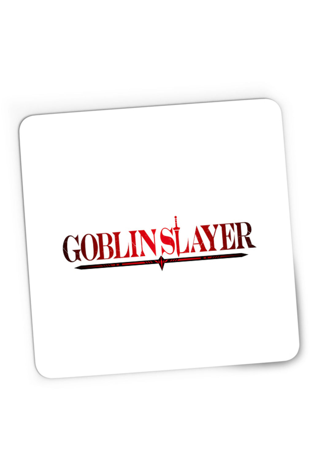Mousepad Gaming Goblin Slayer Logo Kumo Kagyu Light Novel Anime Manga, 21x19 cm