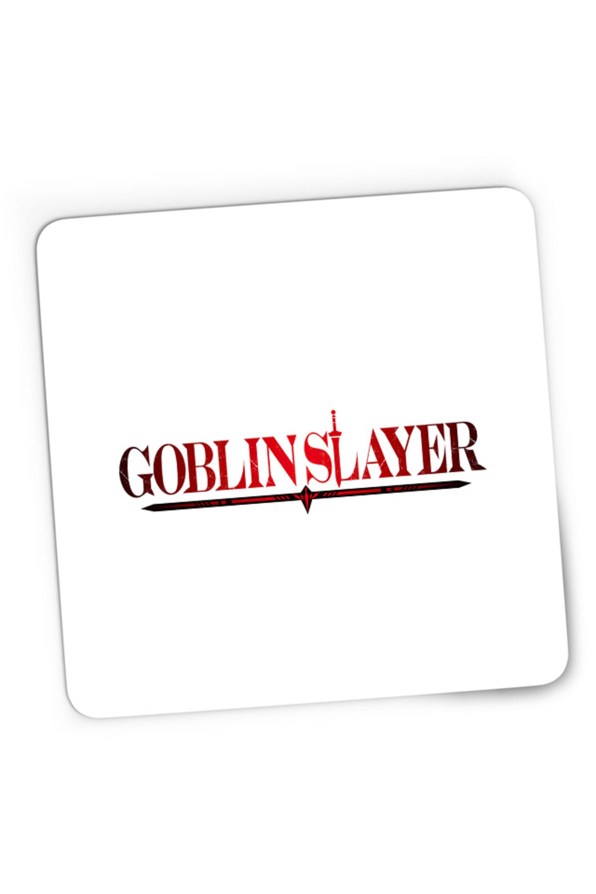 Mousepad Gaming Goblin Slayer Logo Kumo Kagyu Light Novel Anime Manga, 21x19 cm