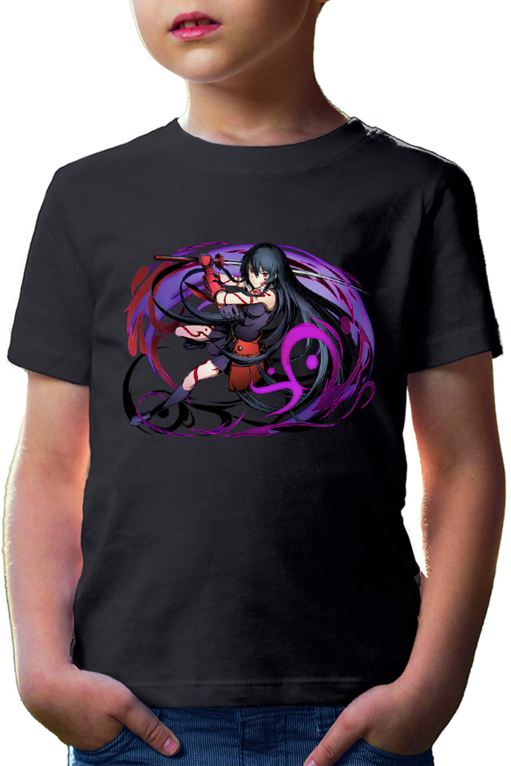 Tricou copii Akame ga Kill Flame Moon Kunoichi Power Dragon Ball