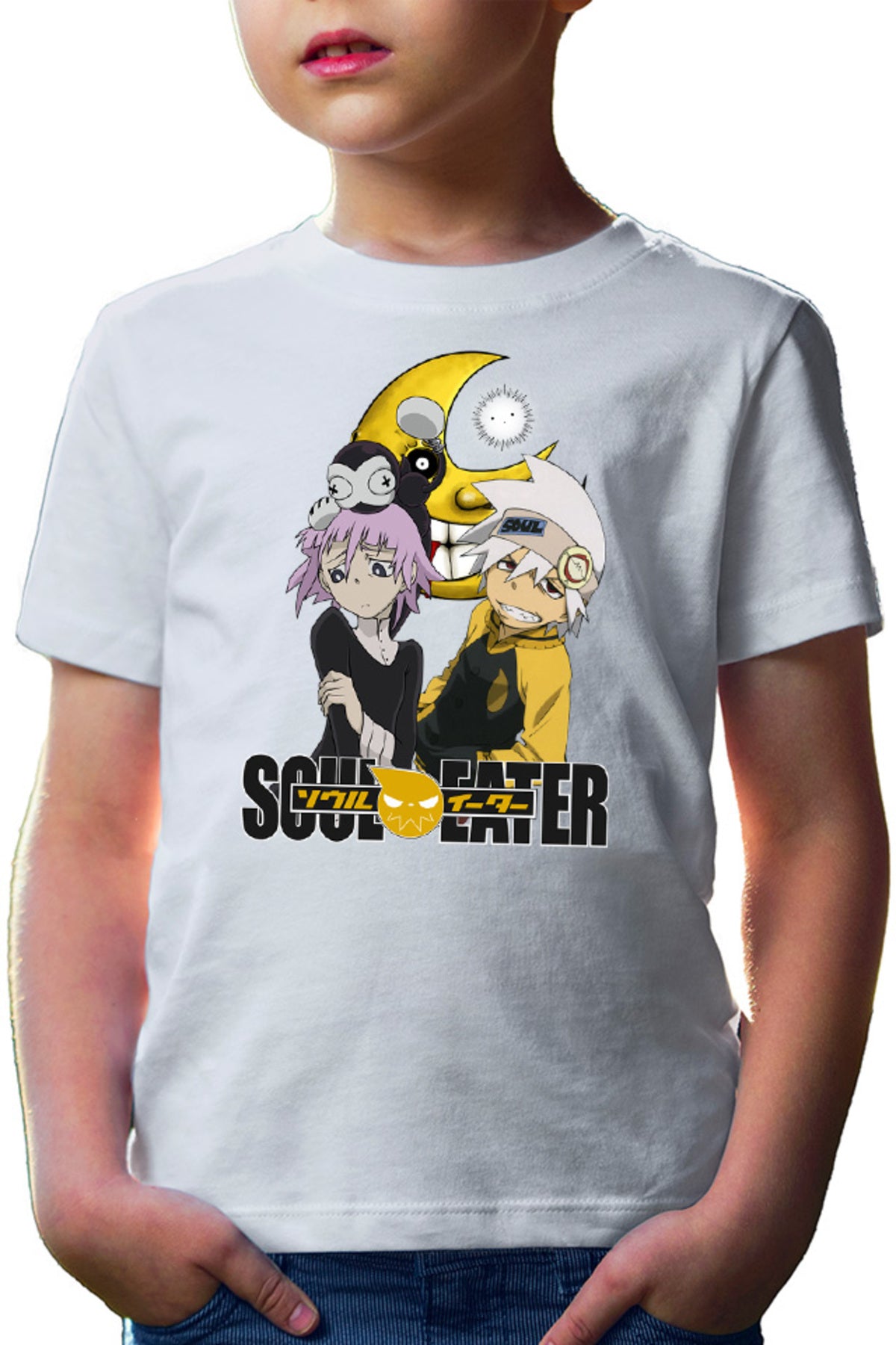 Tricou copii Soul Eater Soul Half Moon Anime Kage Trap