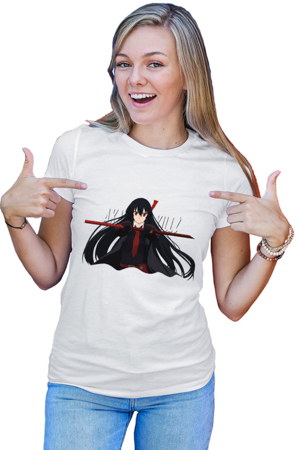 Tricou dama Akame ga Kill Katana Traditional School Uniform