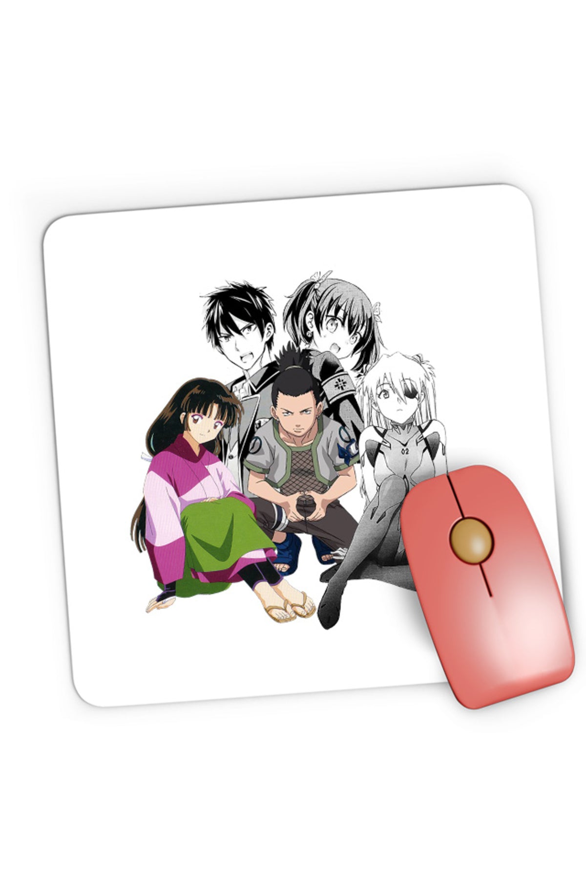 Mousepad Gaming Boarding School Juliet Romeo Naruto Evanghelion, 21x19 cm
