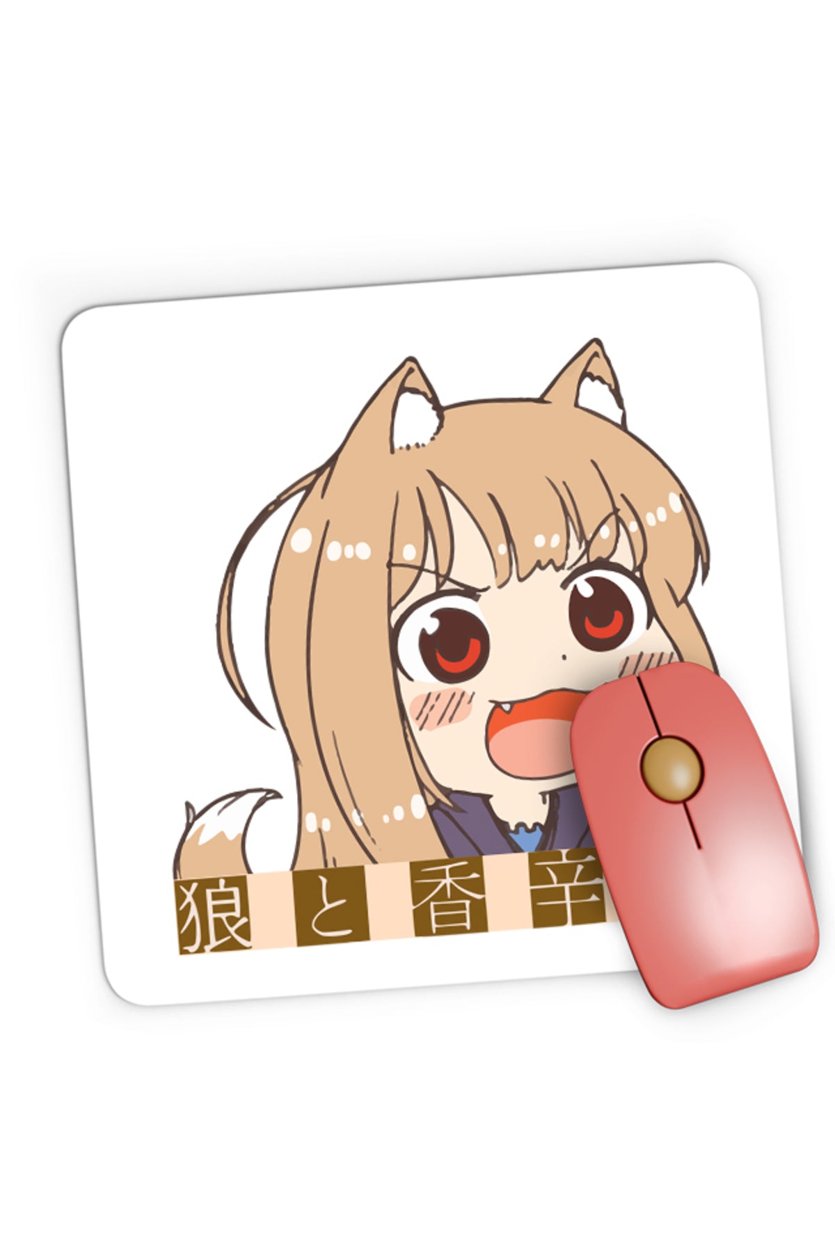 Mousepad Gaming Spice And Wolf Chibi Holo Supernatural, 21x19 cm