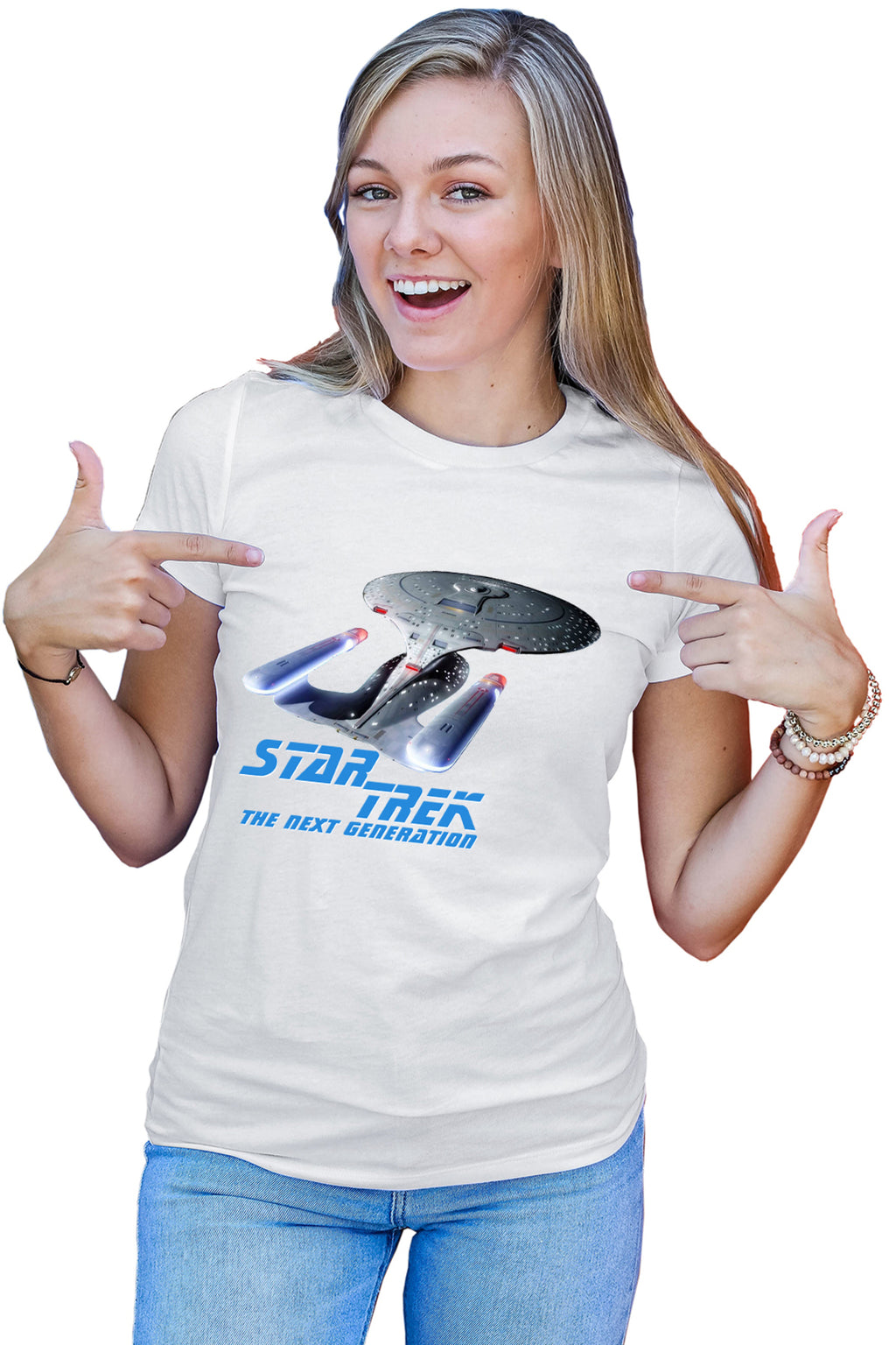 Tricou dama Star Trek The Next Generation Enterprise Adventure
