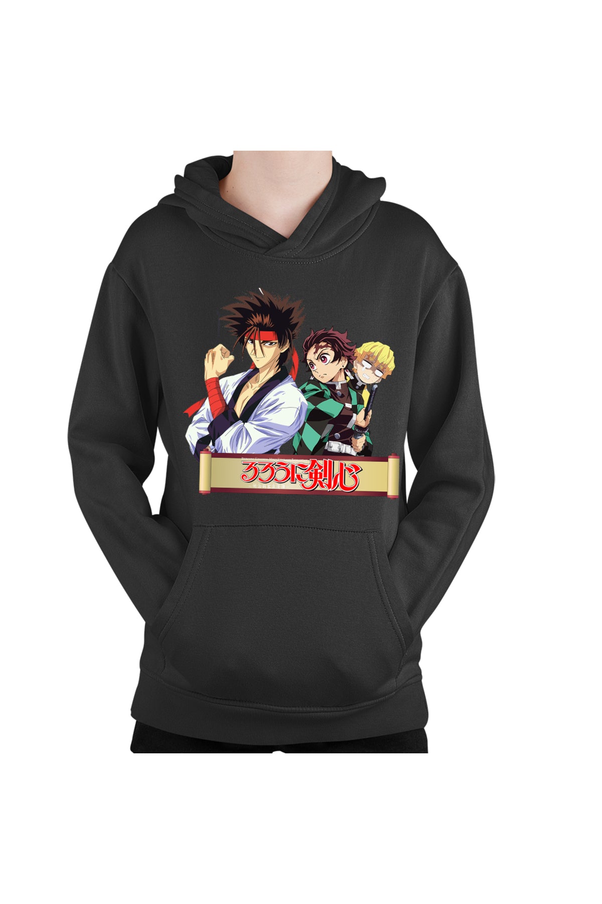 Hanorac copii Rurouni Kenshin Sanosuke Tanjiro Zenitsu Scared