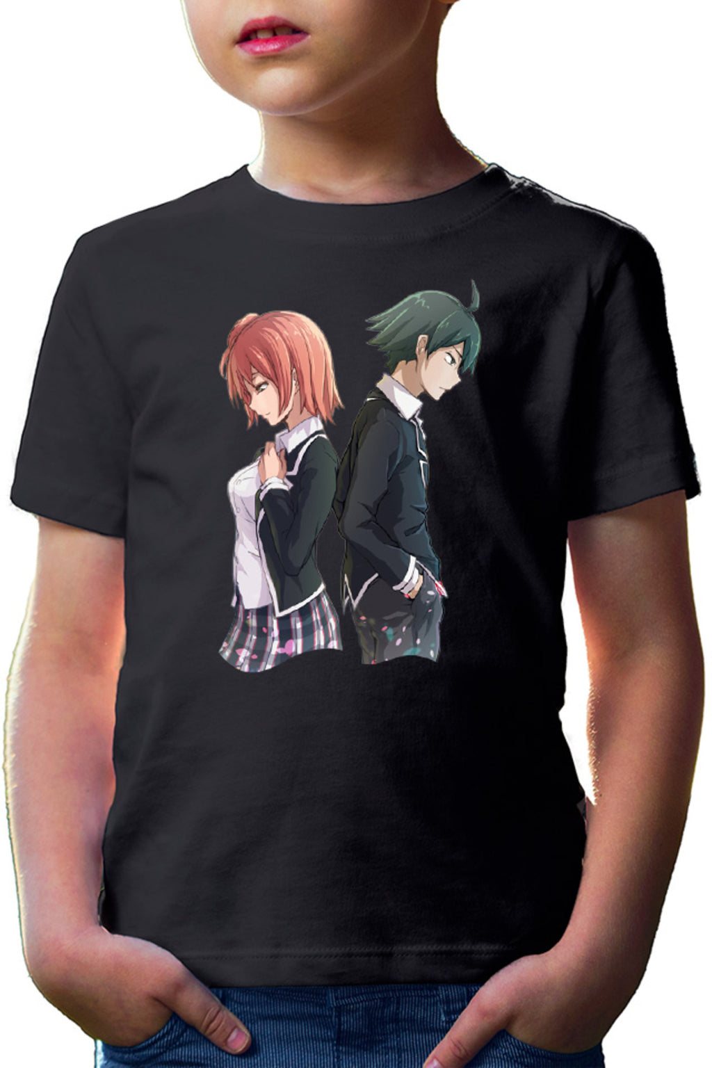 Tricou copii OreGairu Hikigaya Yuigahama Yui Schoolmates Friends