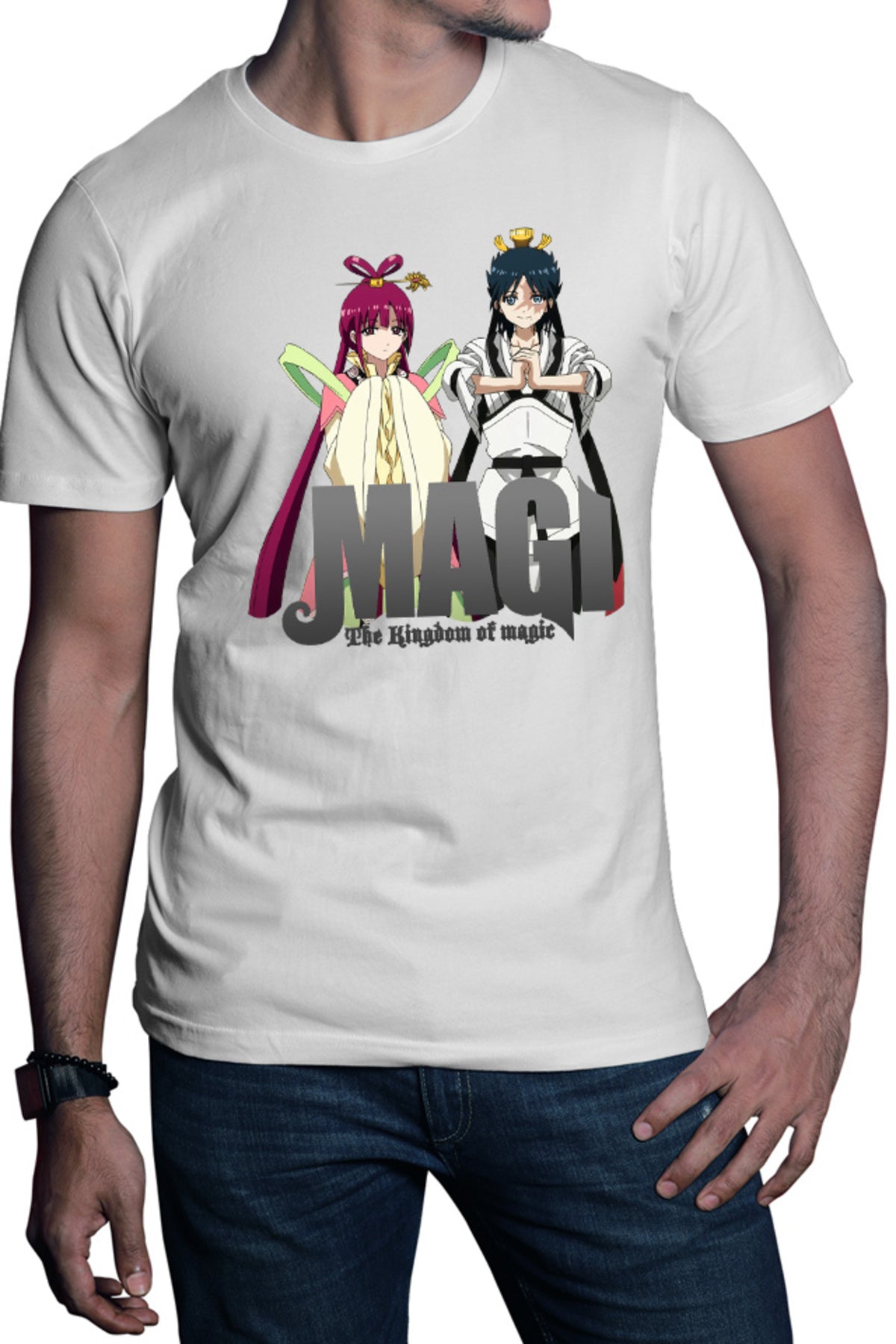 Tricou barbati Magi The Labyrinth of Magic Group Photo Kou Empire Hakuryuu