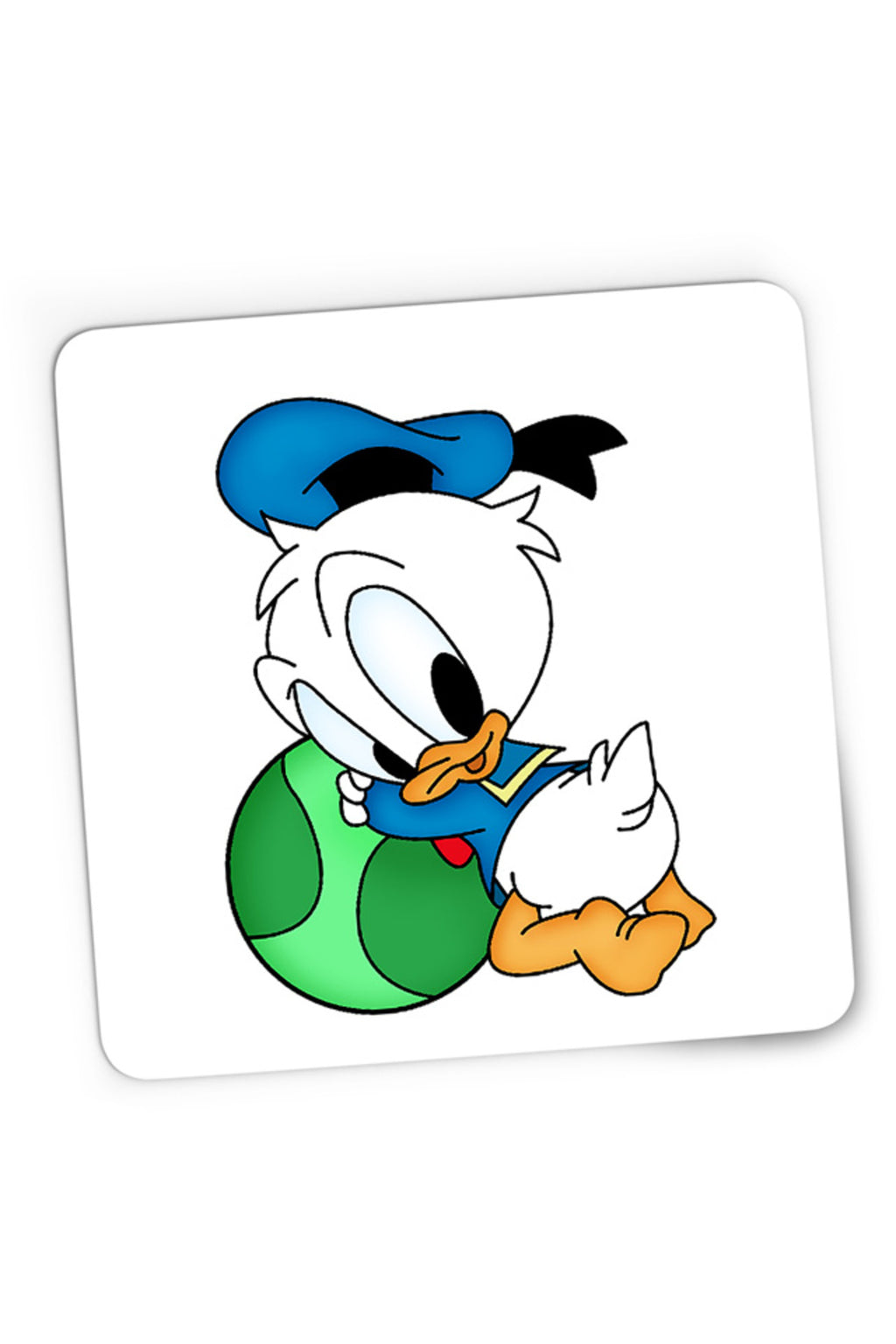 Mousepad Gaming Donald Duck Kid Chibi Duckling Ball Play, 21x19 cm