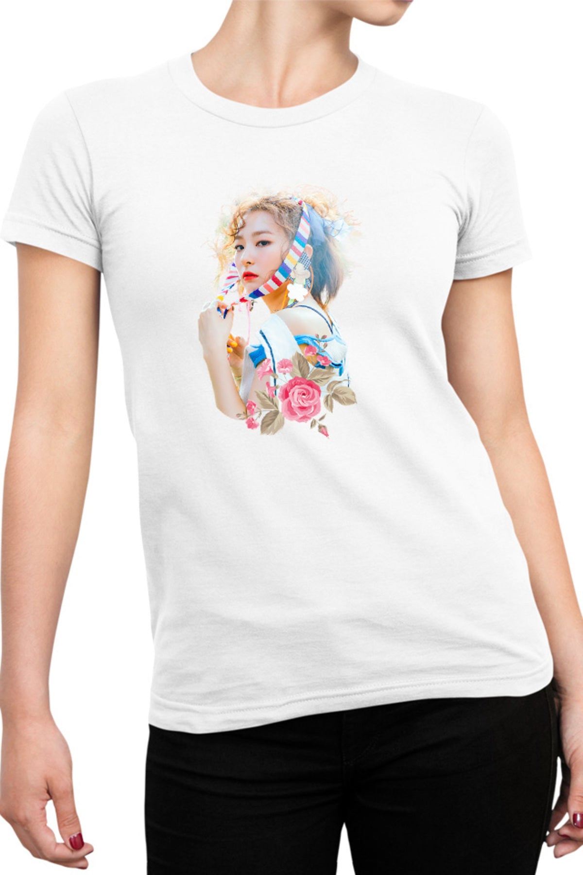 Tricou dama Red Velvet Rapper Dancers Voice Stunning Concert