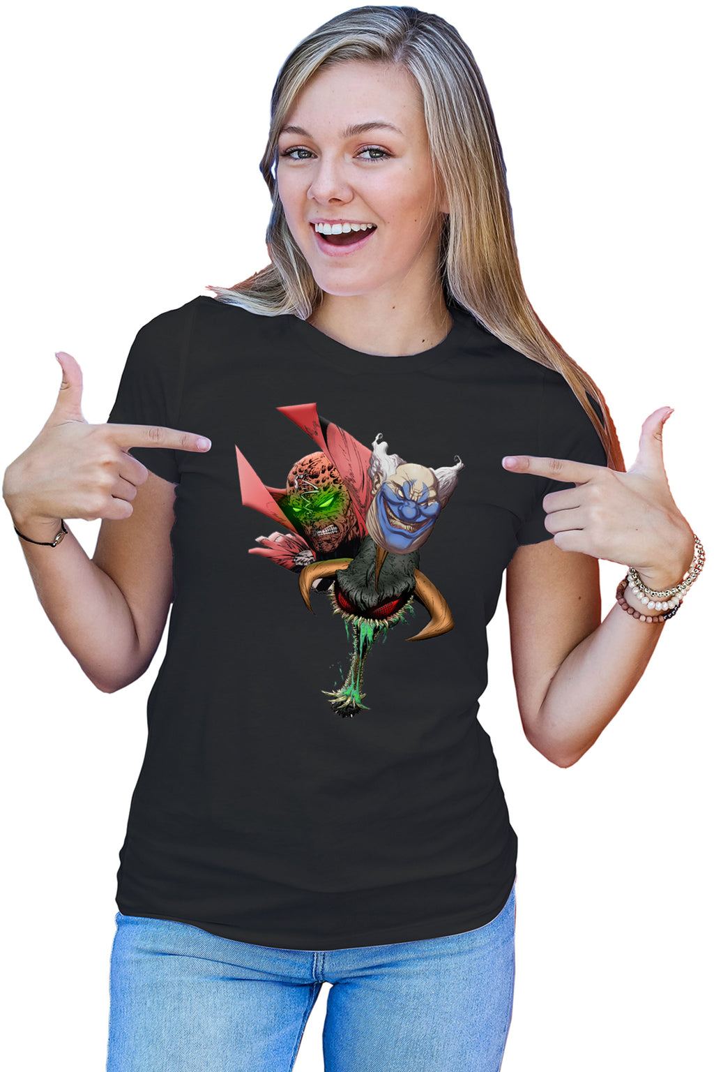 Tricou dama Spawn Hero Disney Fat Joker