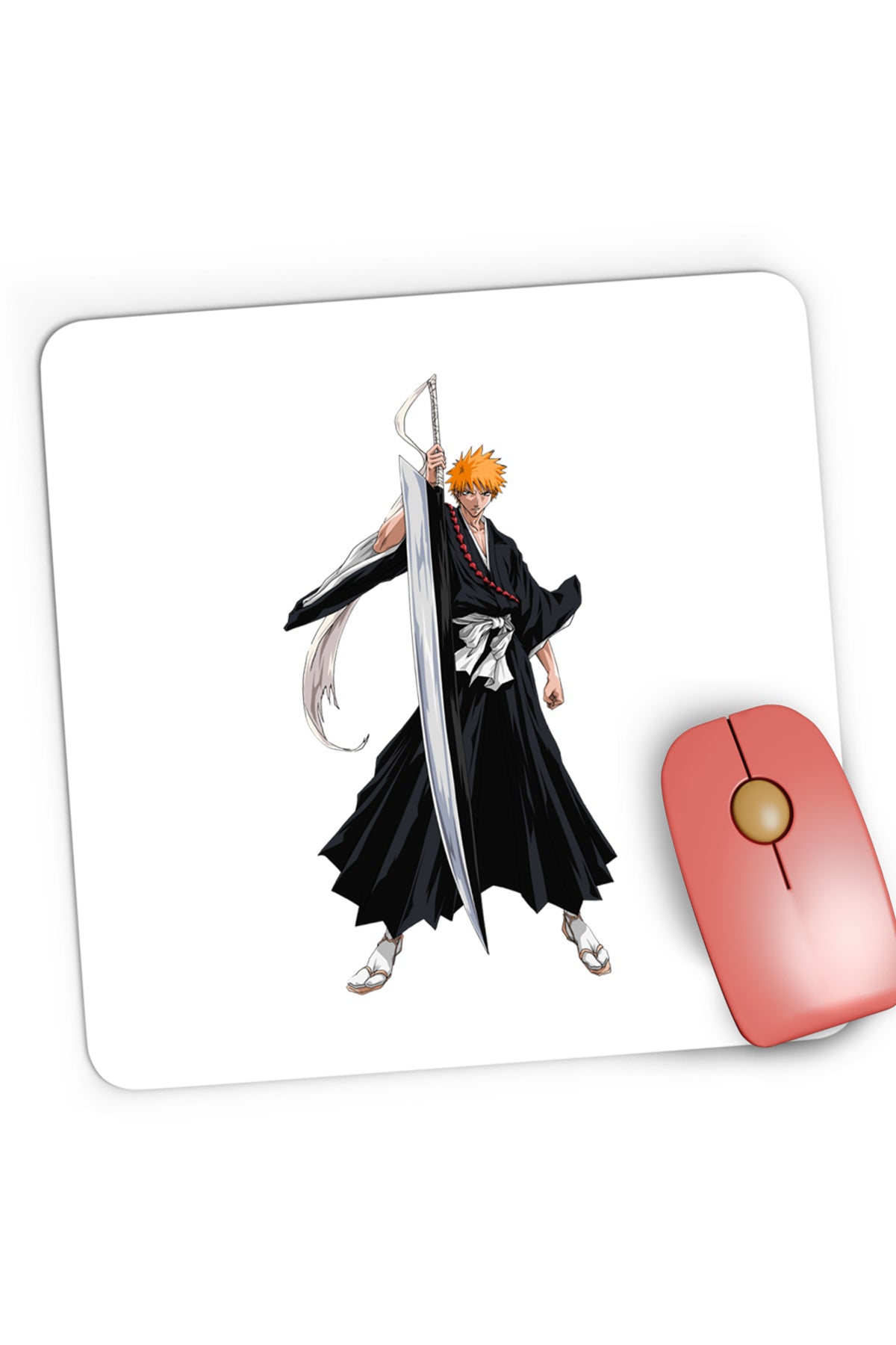Mousepad Gaming Bleach Ichigo Anime Death Japan Warrior, 21x19 cm