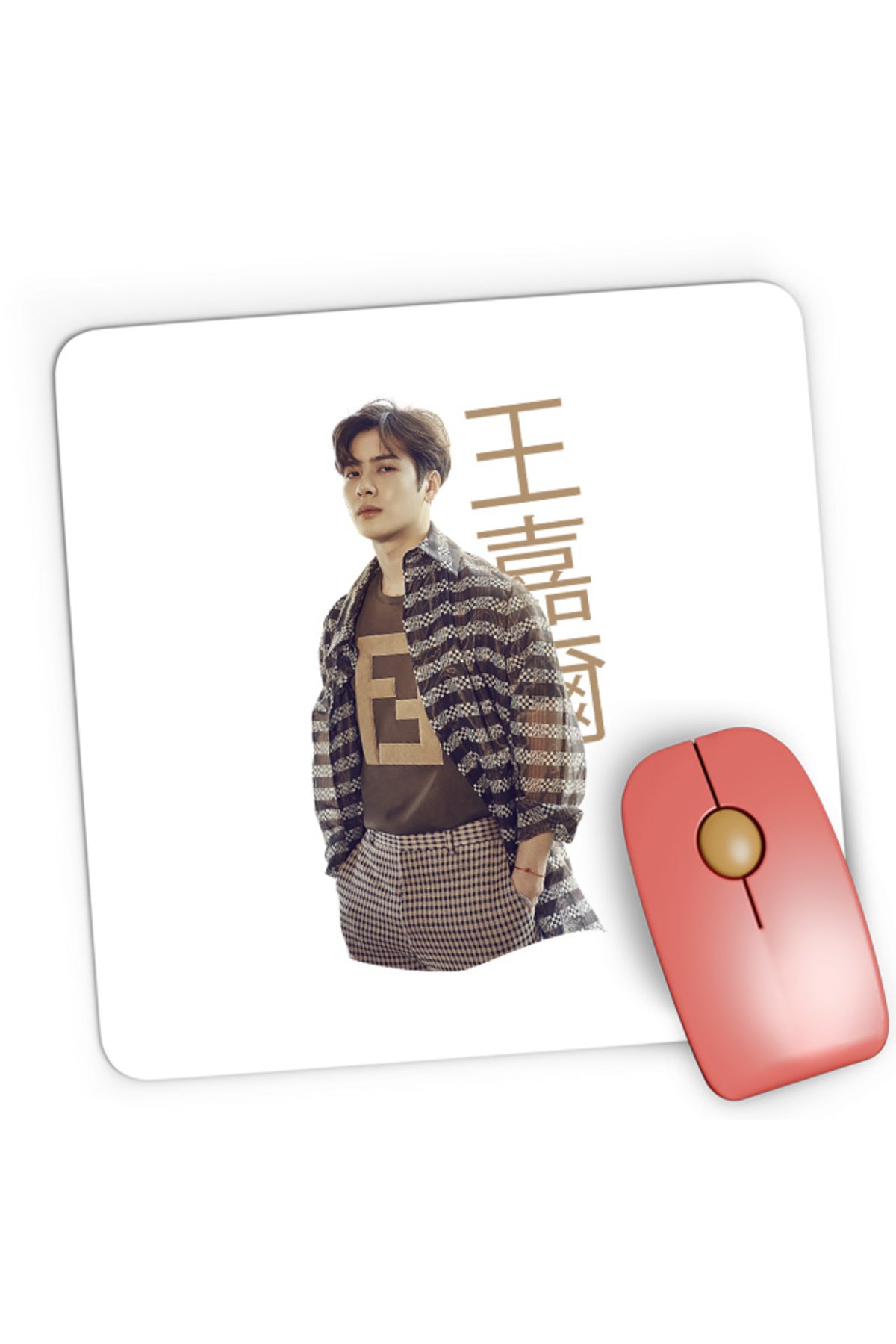 Mousepad Gaming Got7 Jackson Wang Idol K-pop Music Dance Host, 21x19 cm