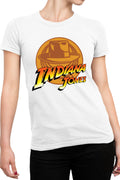 Tricou dama Indiana Jones Logo TV Series Cool Savana Texas US