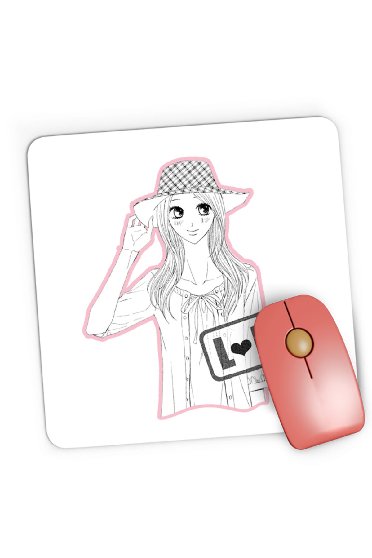 Mousepad Gaming LDK Nishimori Aoi Summer Drama, 21x19 cm