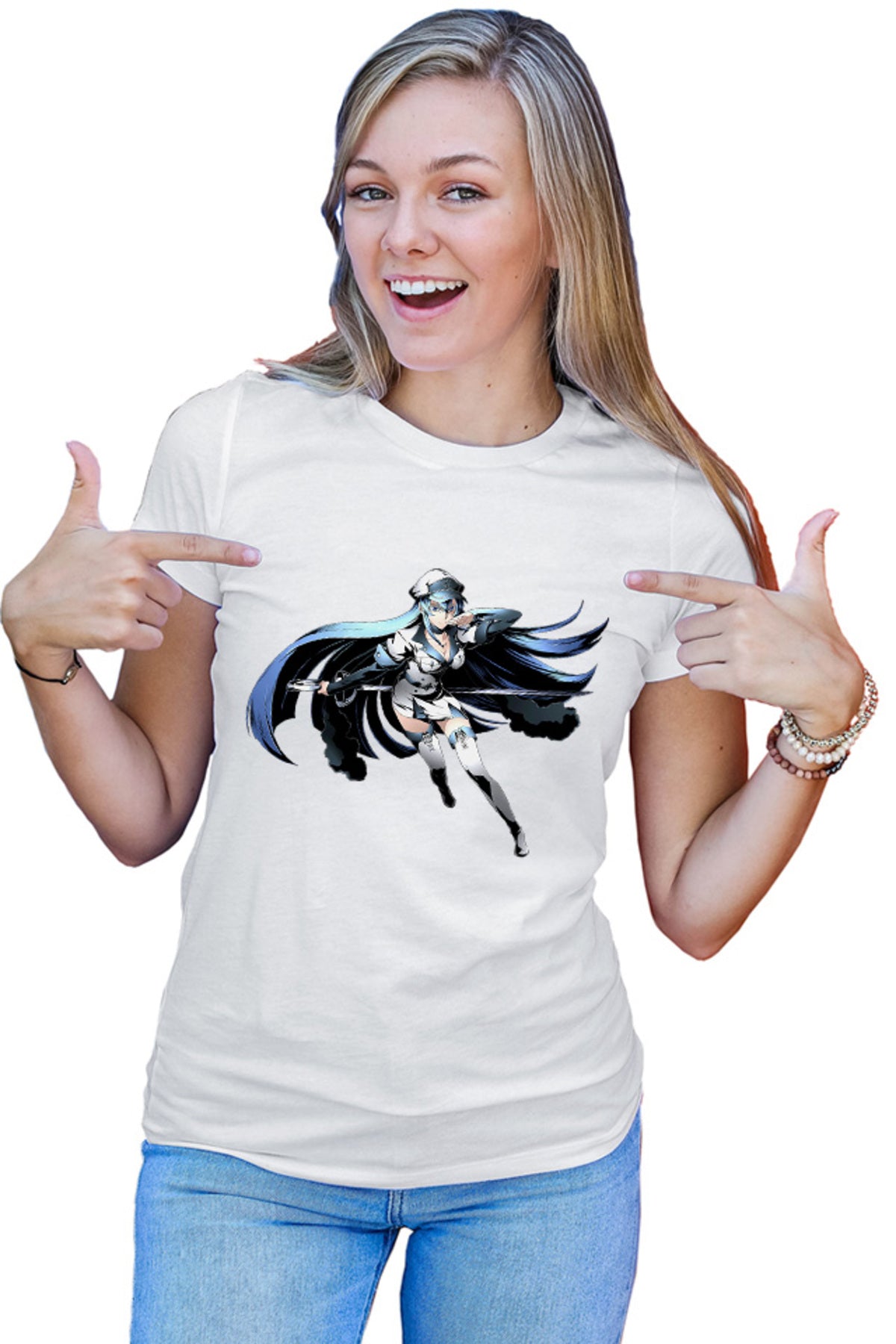 Tricou dama Akame ga Kill Esdeath Otaku Japan Boss Horror