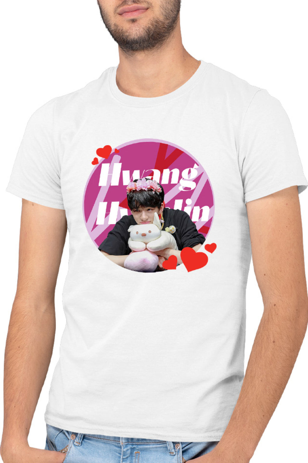 Tricou barbati Stray Kids Monogram Sketch Album Logo Hwang