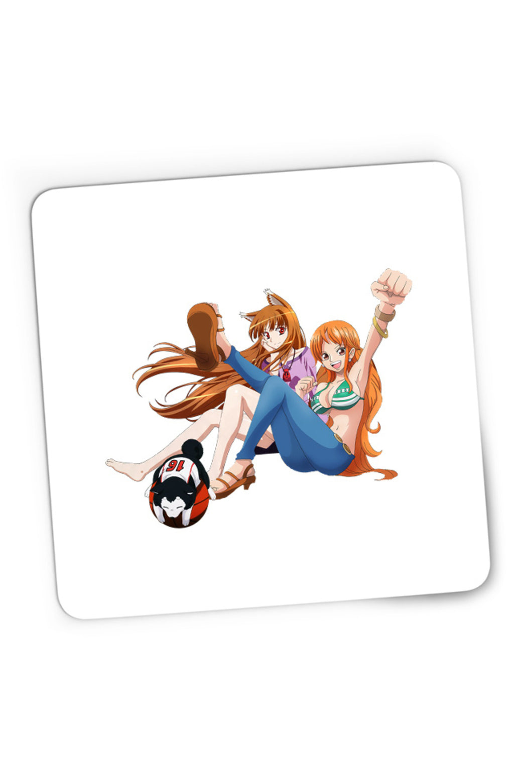 Mousepad Gaming Spice and Wolf Holo One Piece Kuroko no Basket, 21x19 cm