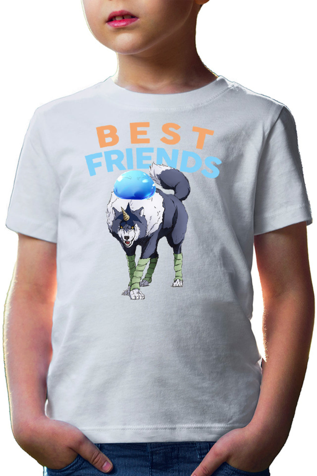 Tricou copii TenSura Slime Isekai Ranga Rinmuru Friends Dog