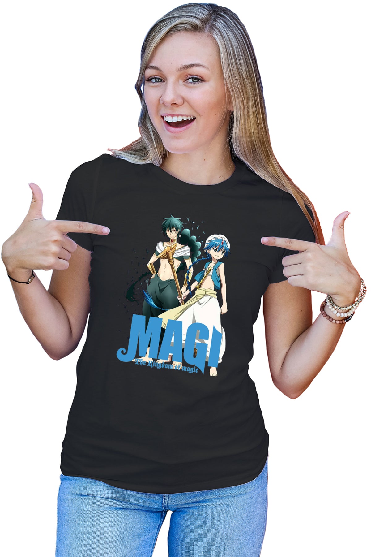 Tricou dama Magi The Labyrinth of Magic Aladin Judar Toiag