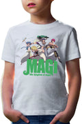 Tricou copii Magi The Labyrinth of Magic Team Alladin Alibaba Sinbad Magic Anime