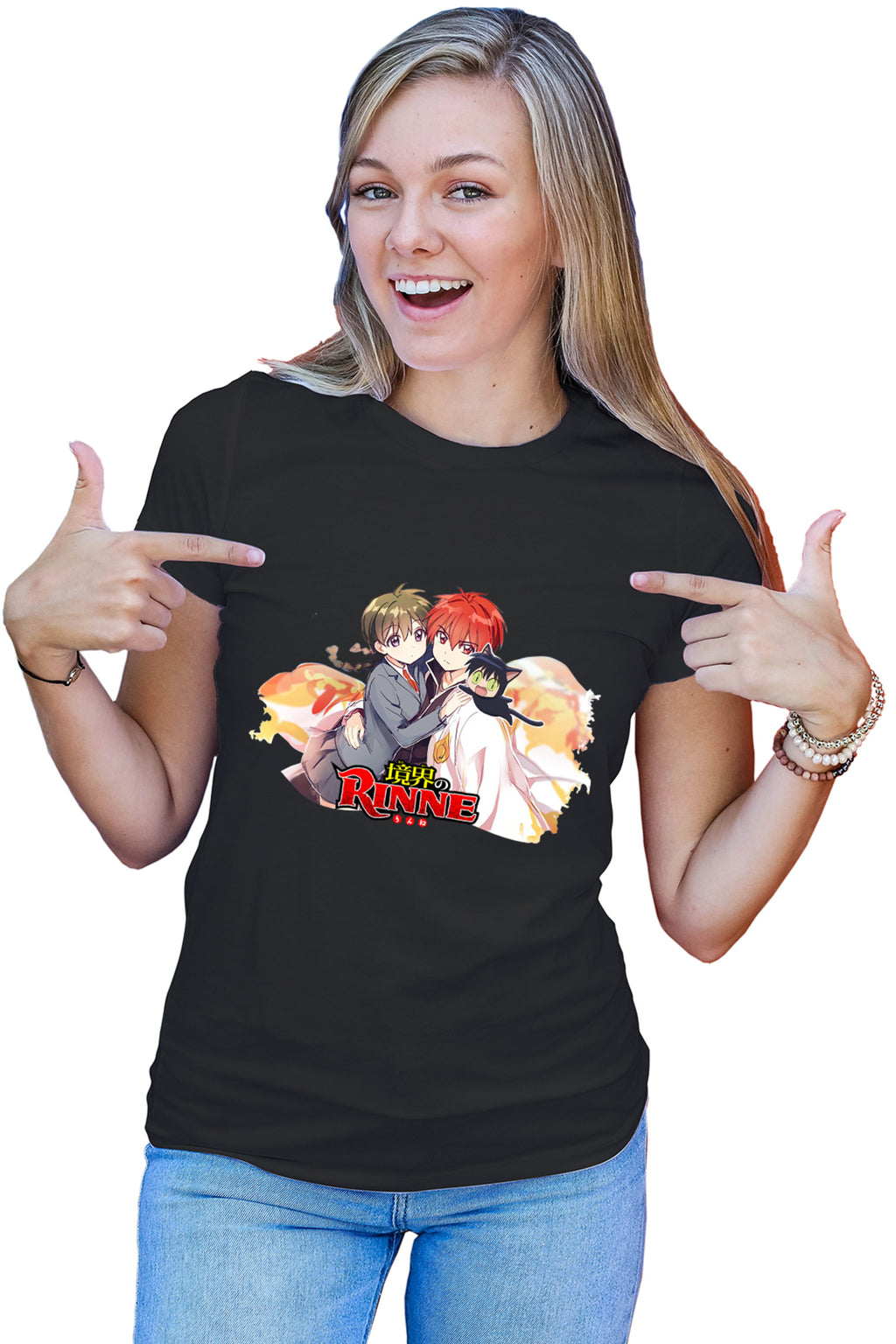 Tricou dama Rin-ne Rin Sakura Cat Rumiko Takahashi