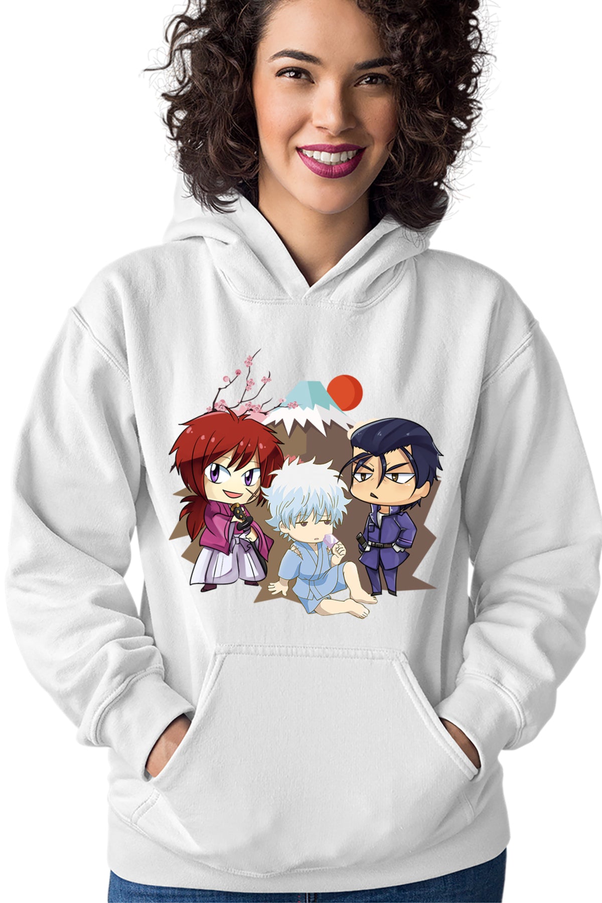 Hanorac dama Rurouni Kenshin Chibi Trio Kenshin Gintoki Hajime