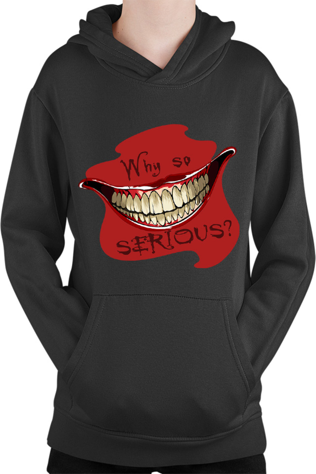 Hanorac copii Joker Why Serious Smile Horror