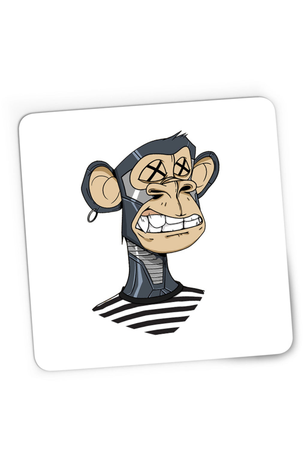 Mousepad Gaming NFT Monkey Currency Money Trend Animal, 21x19 cm
