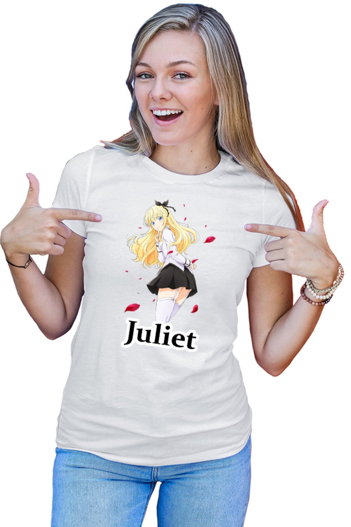 Tricou dama Boarding School Juliet Liceu Romance Otaku