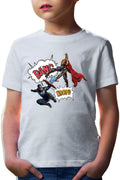 Tricou copii Thor Captain America Fight Shield Hammer Comics Balloons