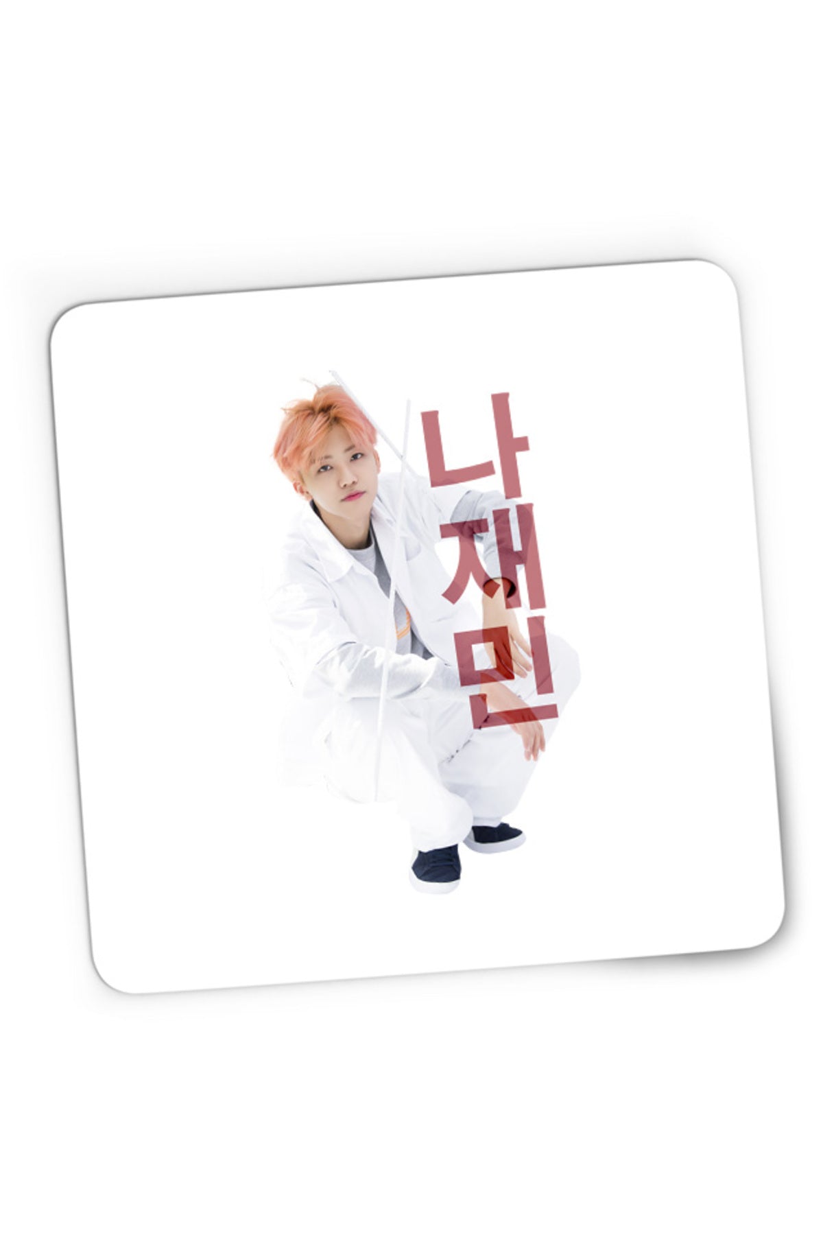 Mousepad Gaming NCT Jaemin Logo Concept Idol Stunning Baby Mochi, 21x19 cm