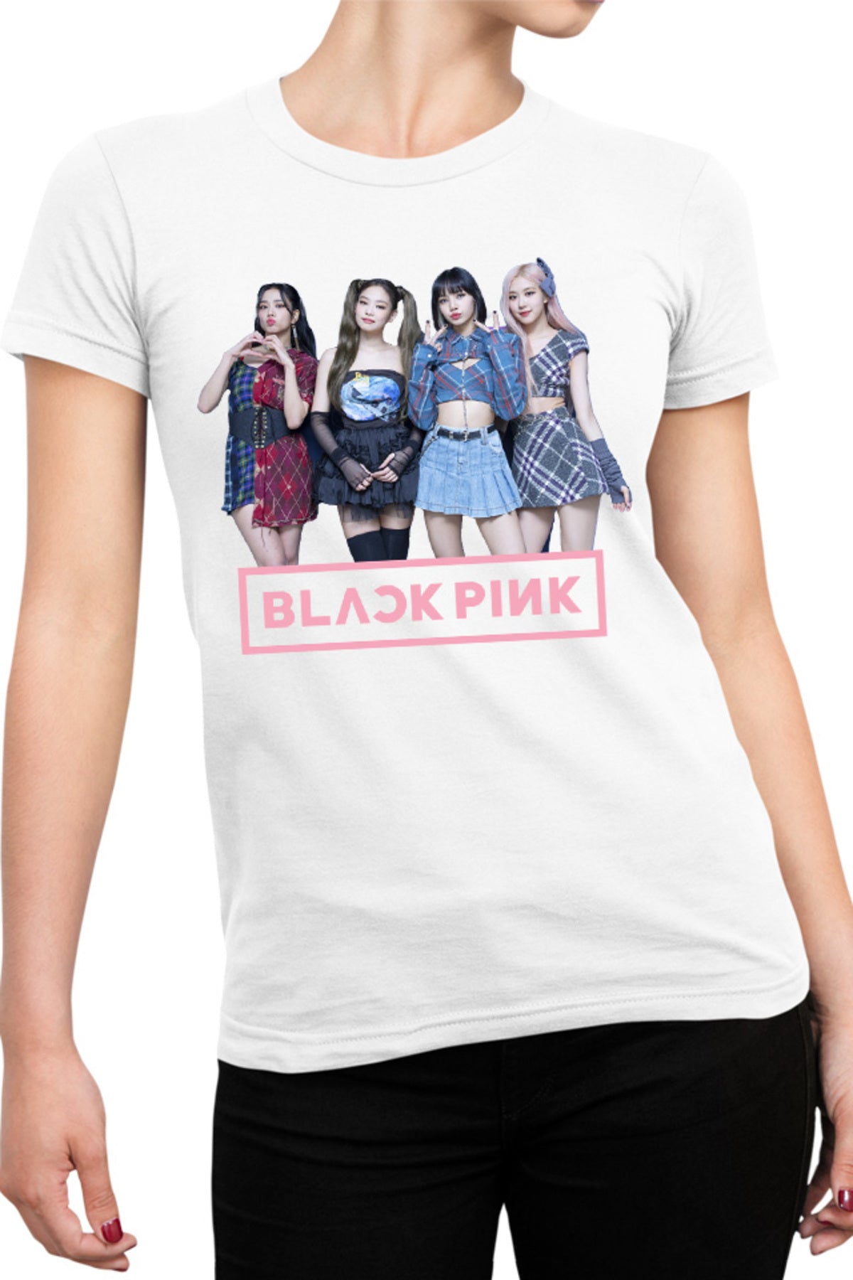 Tricou dama Blackpink Group Idols MTV Cute Expo Fashion