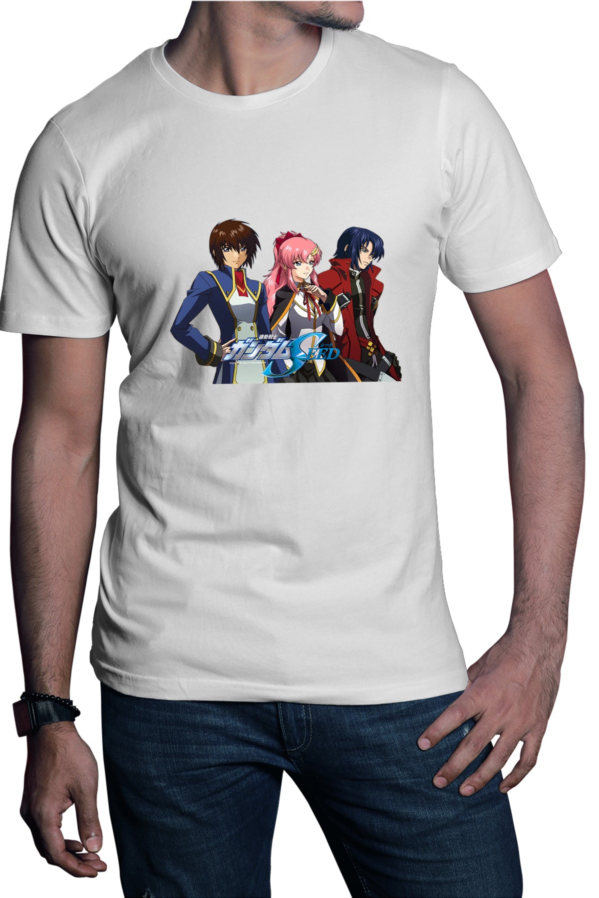 Tricou barbati dam Seed Trio Anime Kage