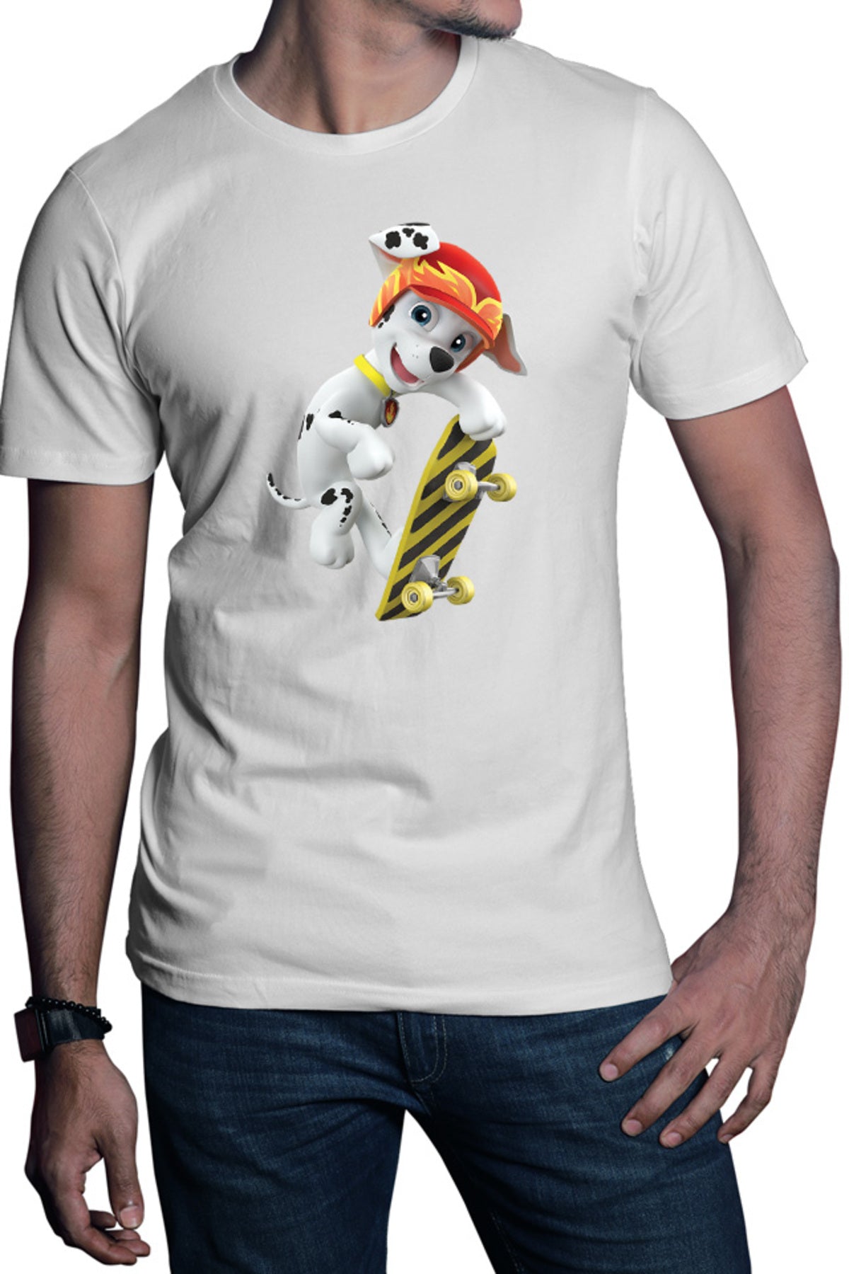 Tricou barbati Paw Patrol Dalmatioan Puppy Marshal