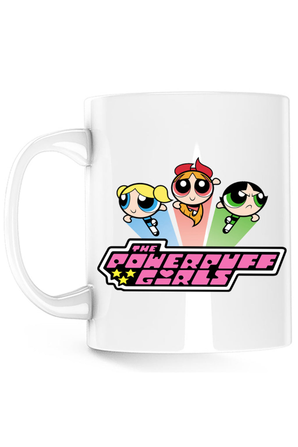 Cana The Powerpuff Girls Logo Trio Adventure Funny, alba, 330 ml