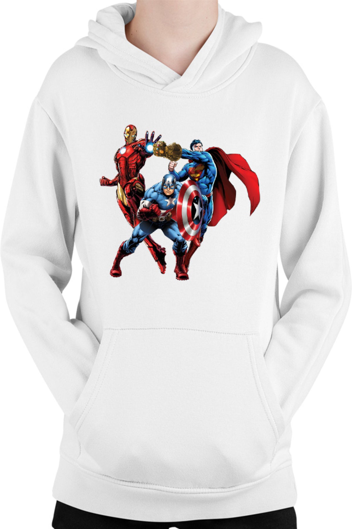 Hanorac copii Thanos Gauntlet Mach Marvel Superman Ironman