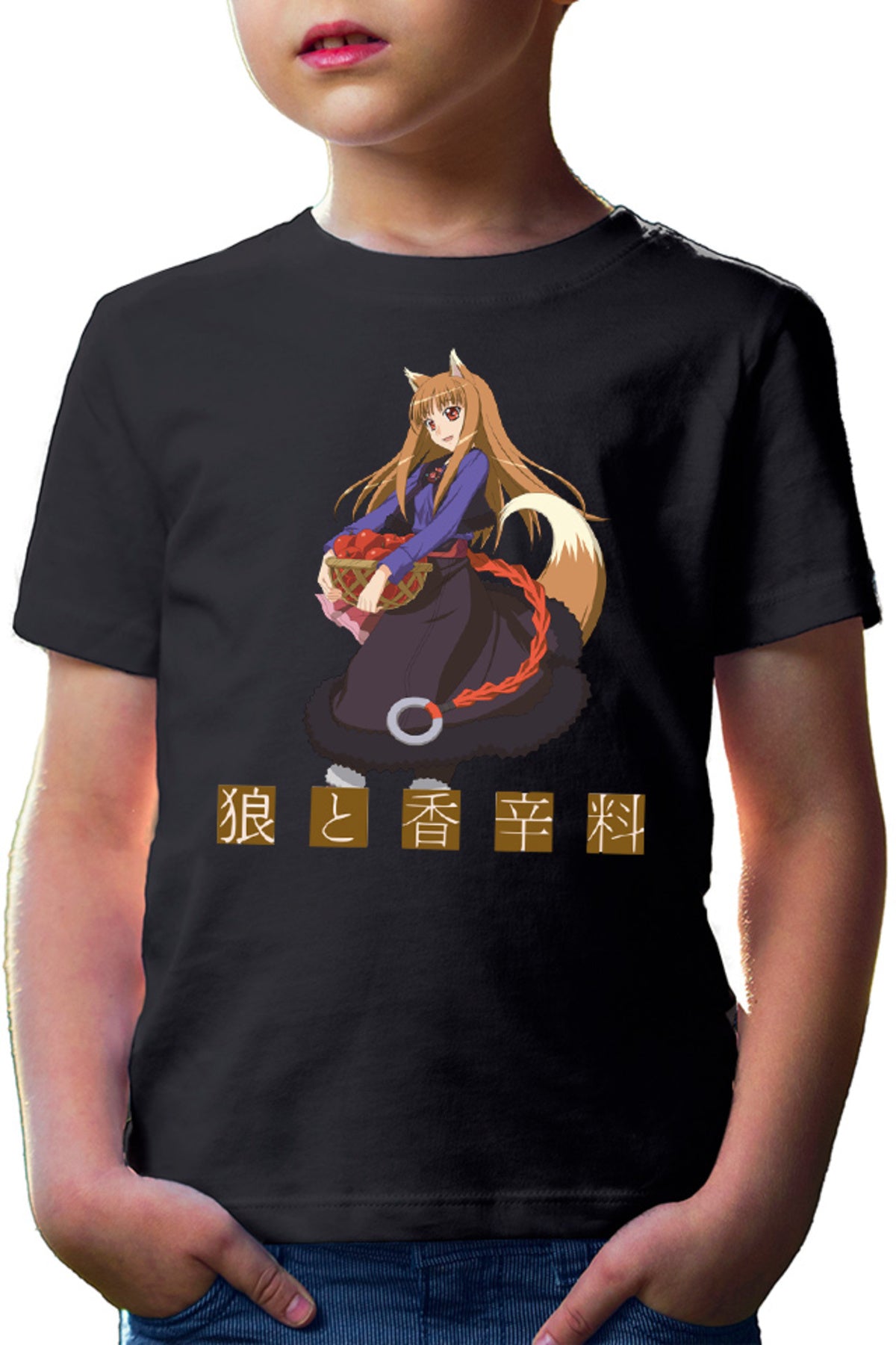 Tricou copii Spice And Wolf Holo Apple Fantasy Otaku Cosplay