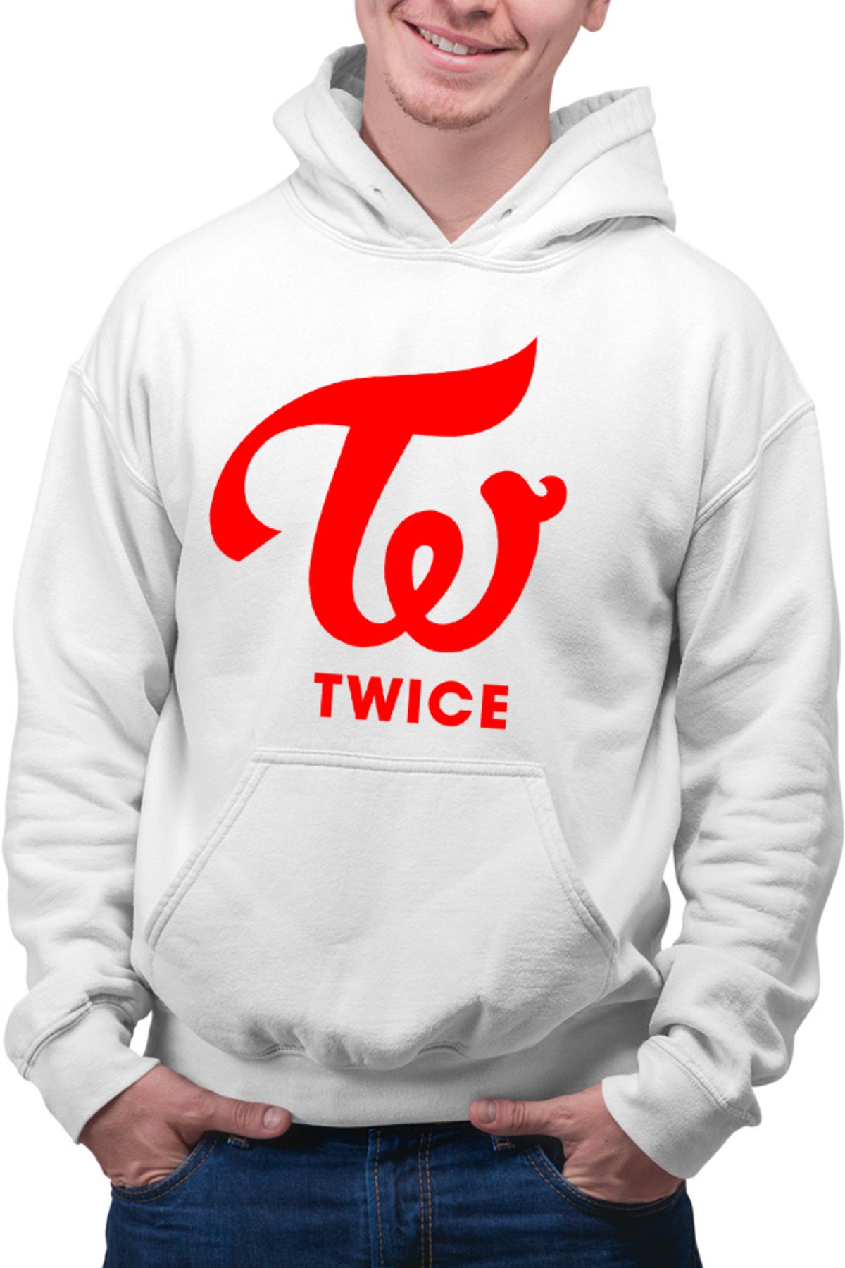 Hanorac barbati Twice Logo Beautiful Professional Korean TT