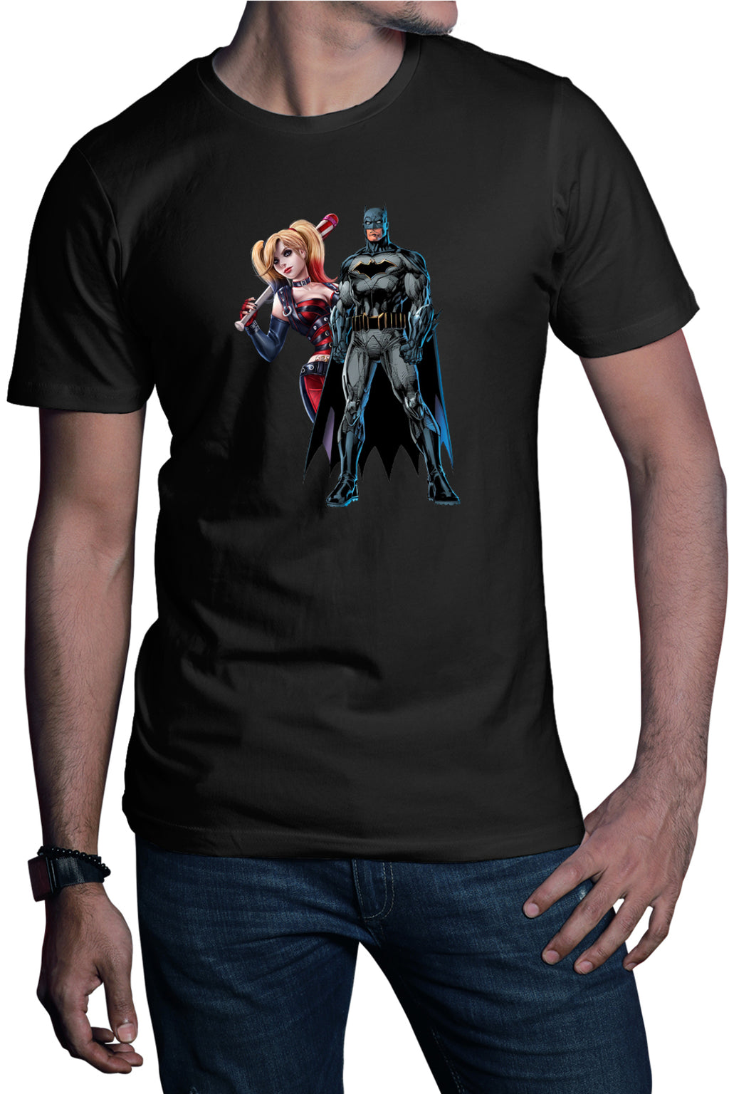 Tricou barbati Batman Harley Quinn Joker Margot Bad Girl