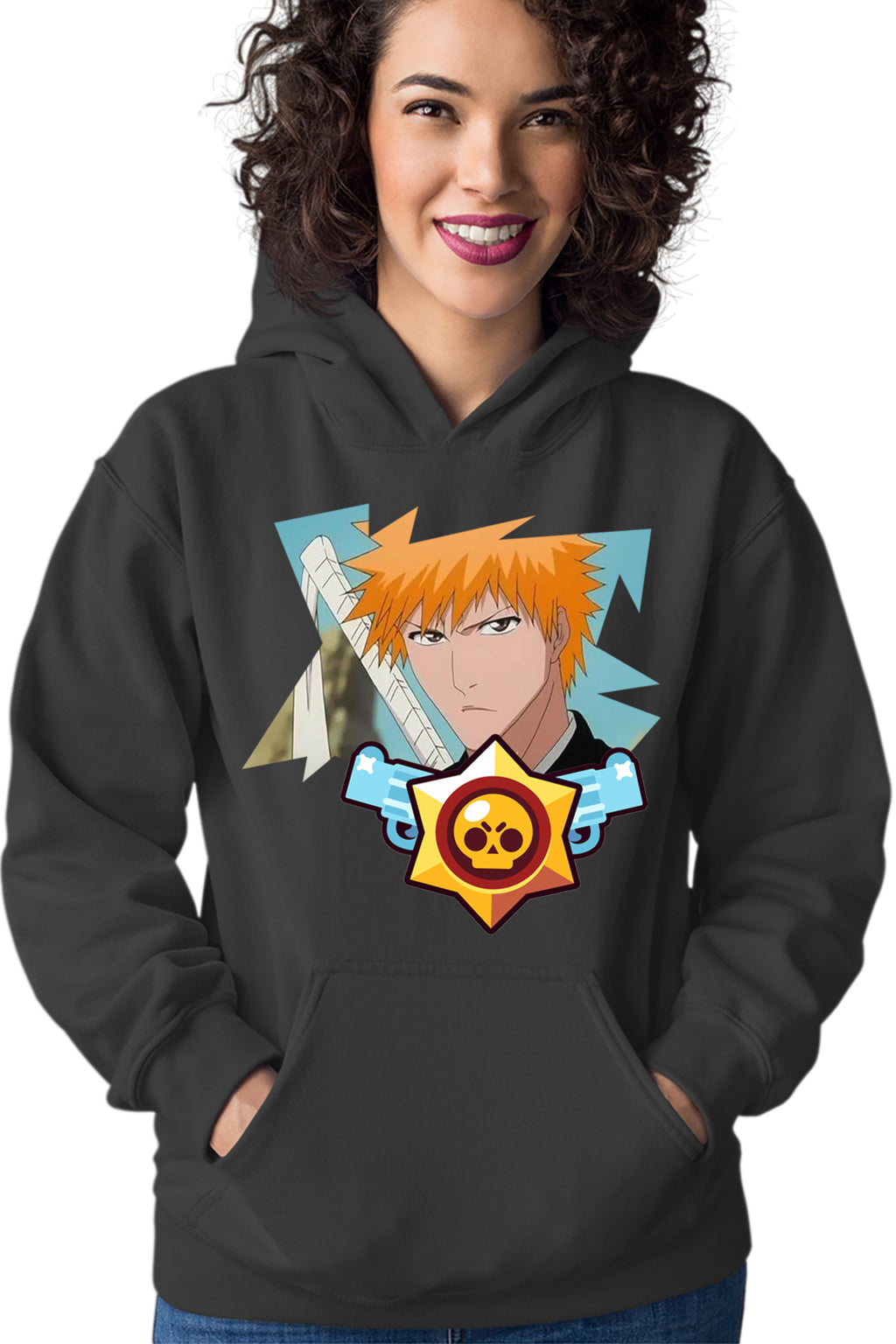 Hanorac dama Bleach Ichigo Brawl Stars Leon Samurai