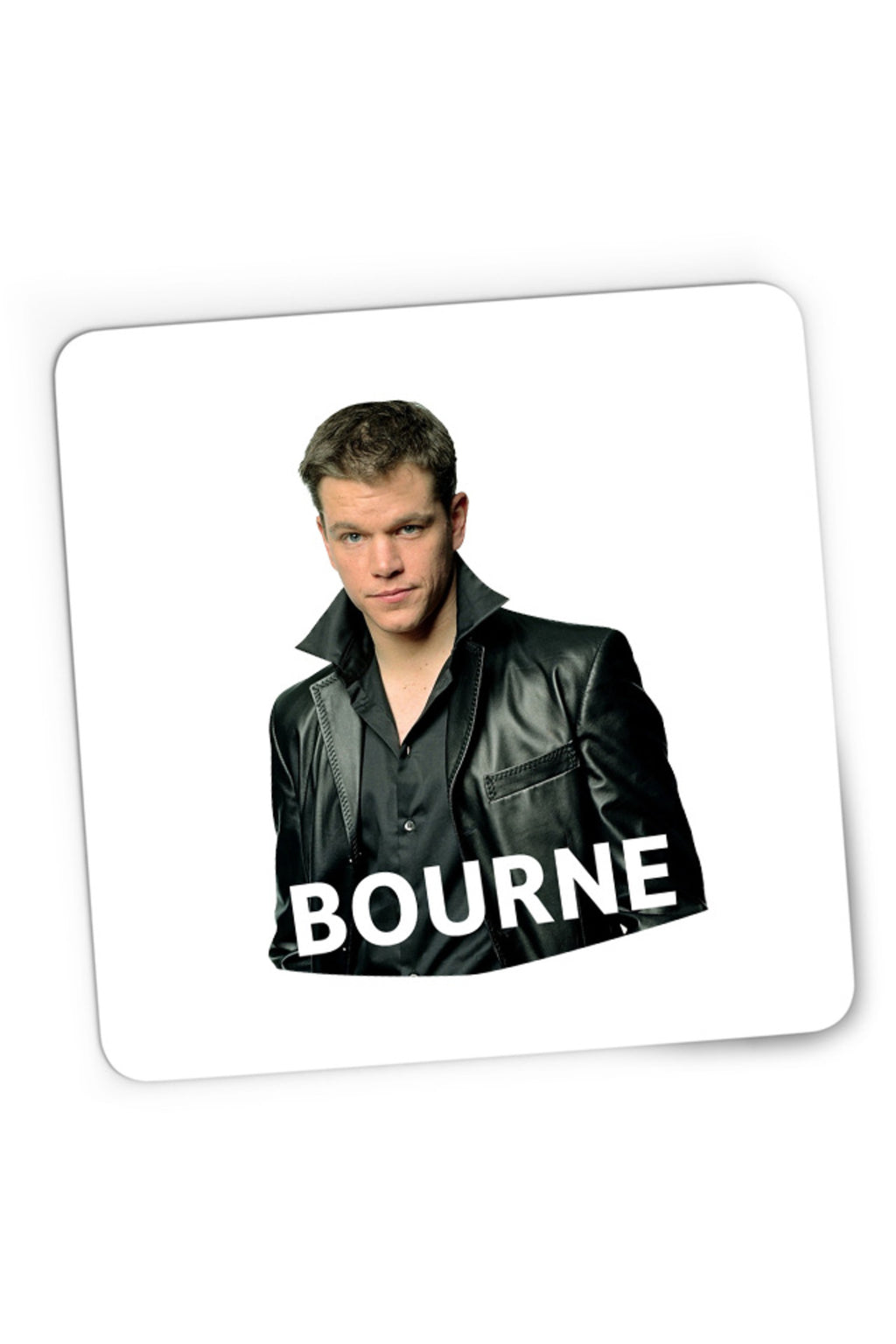 Mousepad Gaming Bourne Matt Damon Celebrity Identity Theatrical Films, 21x19 cm