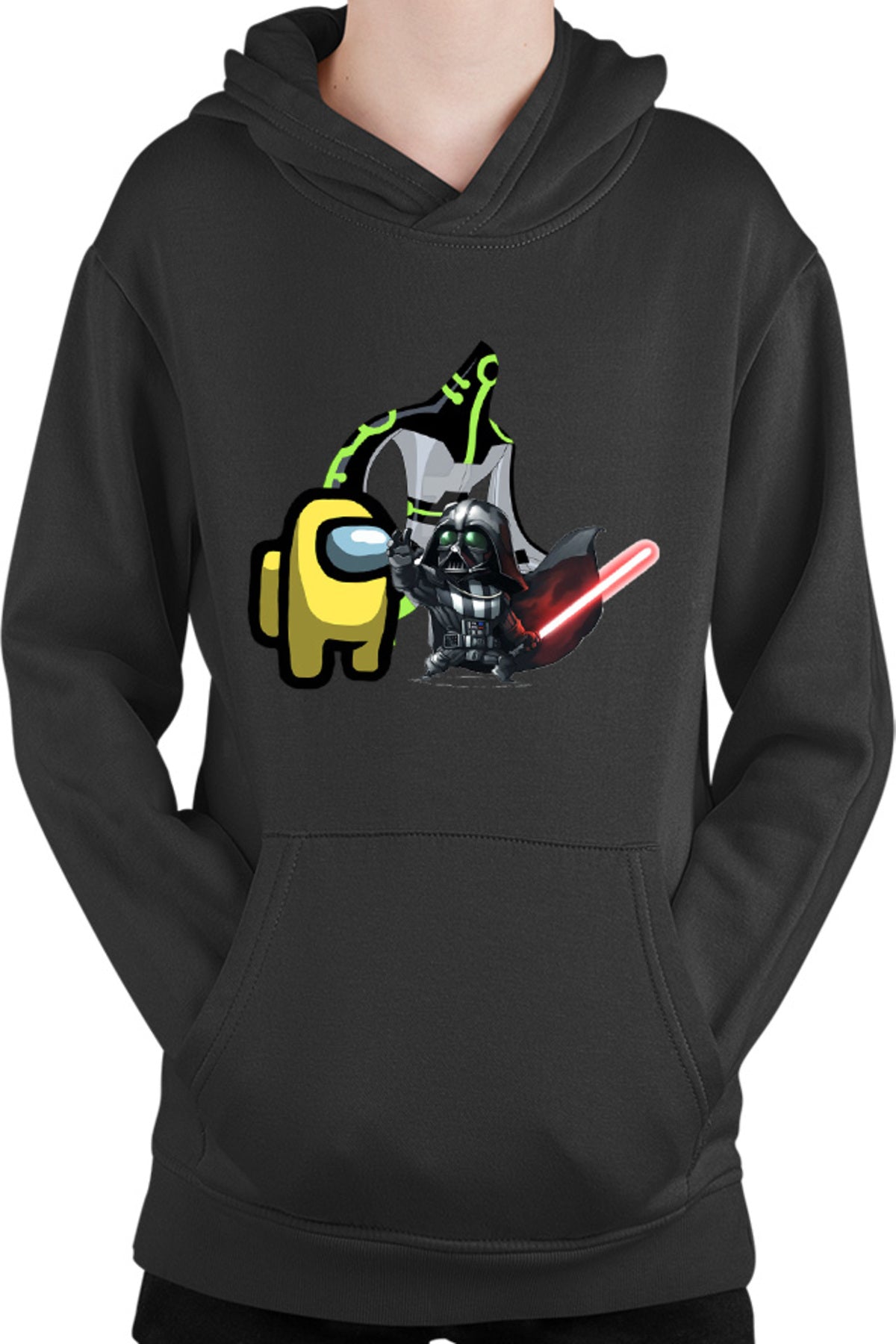 Hanorac copii Ben 10 Among Us Crew Member Darth Vader Immortality Chibi