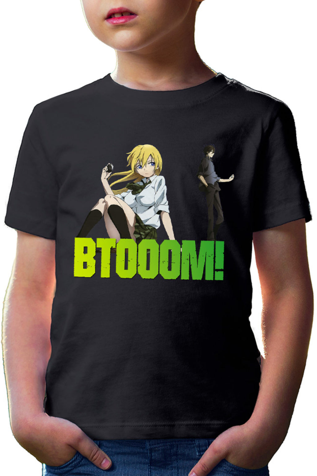 Tricou copii Btooom! Sakamoto Psichological Anime Shounen Manga Cosplay