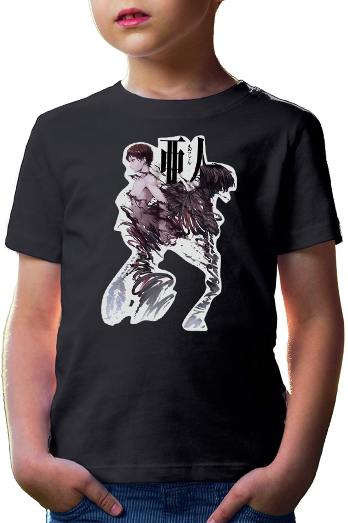 Tricou copii Ajin Non Destructive Biological Weapons Anime Cosplay