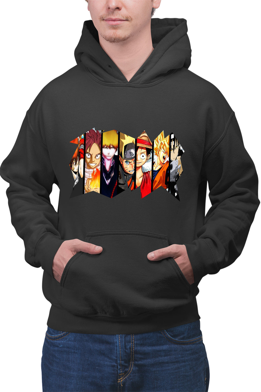 Hanorac barbati Fairy Tail Naruto Bleach One Piece