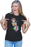 Tricou dama Haruhi Suzumiya Yuki SOS Manga Comedy Marvel